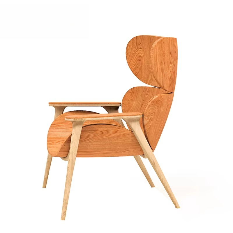 Sustainable Living Design - Nachhaltiger Eukalyptus-Loungesesselrahmen - robuste Konstruktion aus
